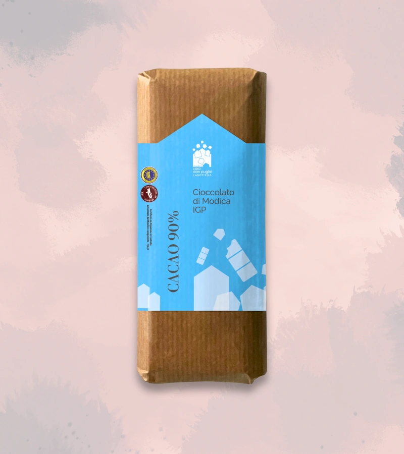 CIOCCOLATO DI MODICA A IGP CACAO 90%