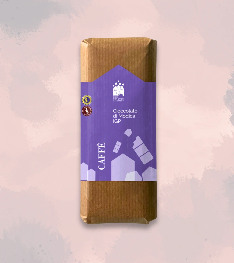 CIOCCOLATO DI MODICA IGP AL CAFFÉ