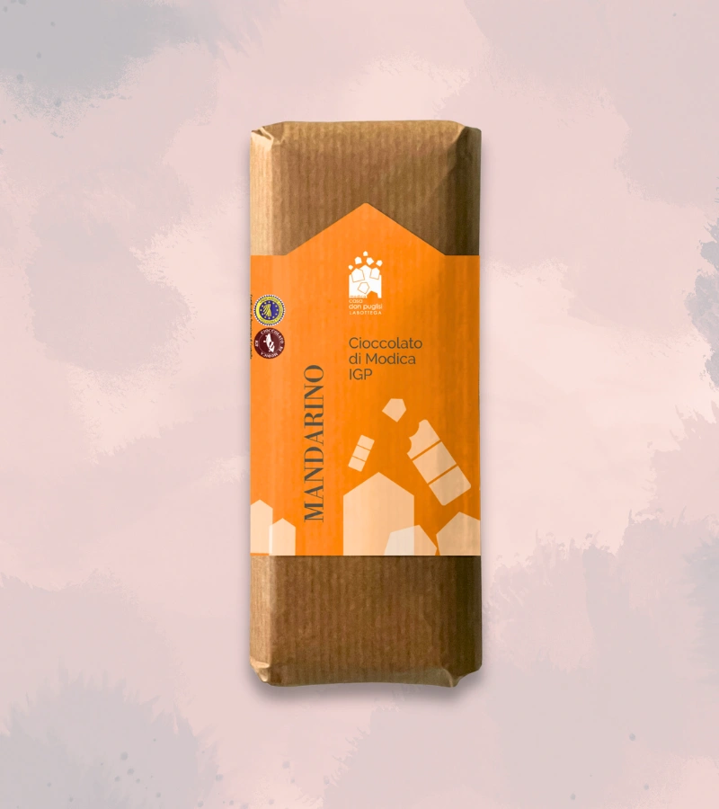 CIOCCOLATO DI MODICA IGP AL MANDARINO
