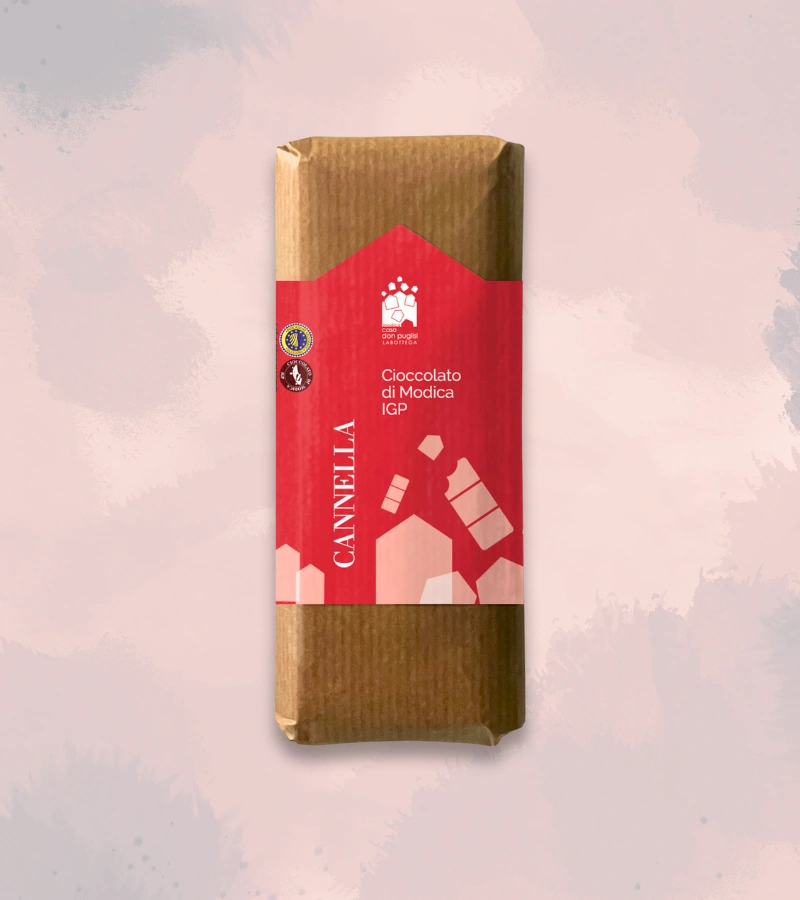 CIOCCOLATO DI MODICA IGP ALLA CANNELLA