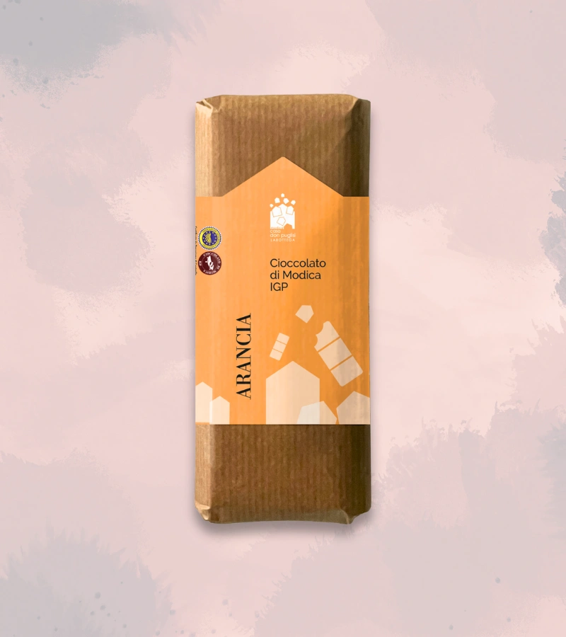 CIOCCOLATO DI MODICA IGP ALL’ARANCIA